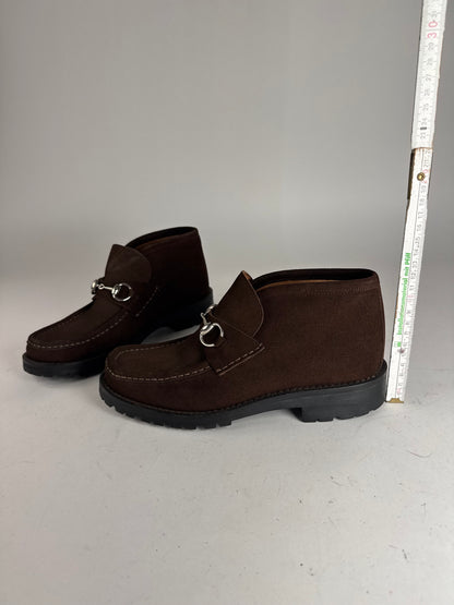 Vintage Gucci Suede Boots Brown EU39