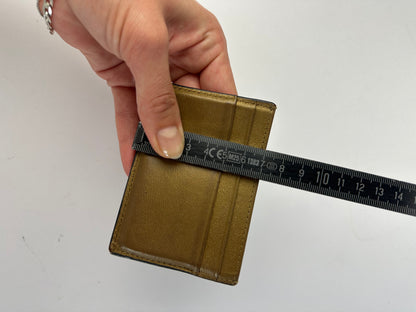 Vintage Loewe Leather Card Holder Bronze