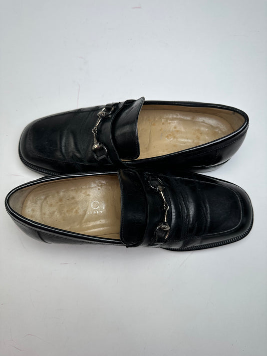 Vintage Gucci Horsebit Leather Loafer Black 40,5E