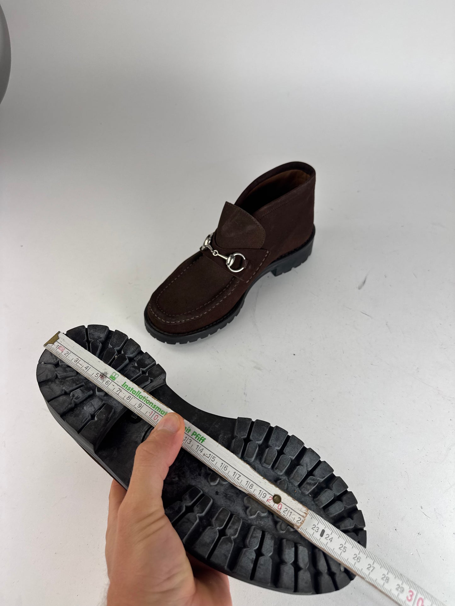 Vintage Gucci Suede Boots Brown EU39