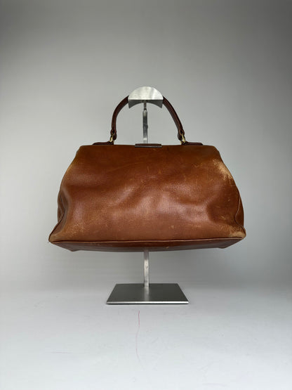 Vintage Givenchy GV3 Leather Handbag Brown