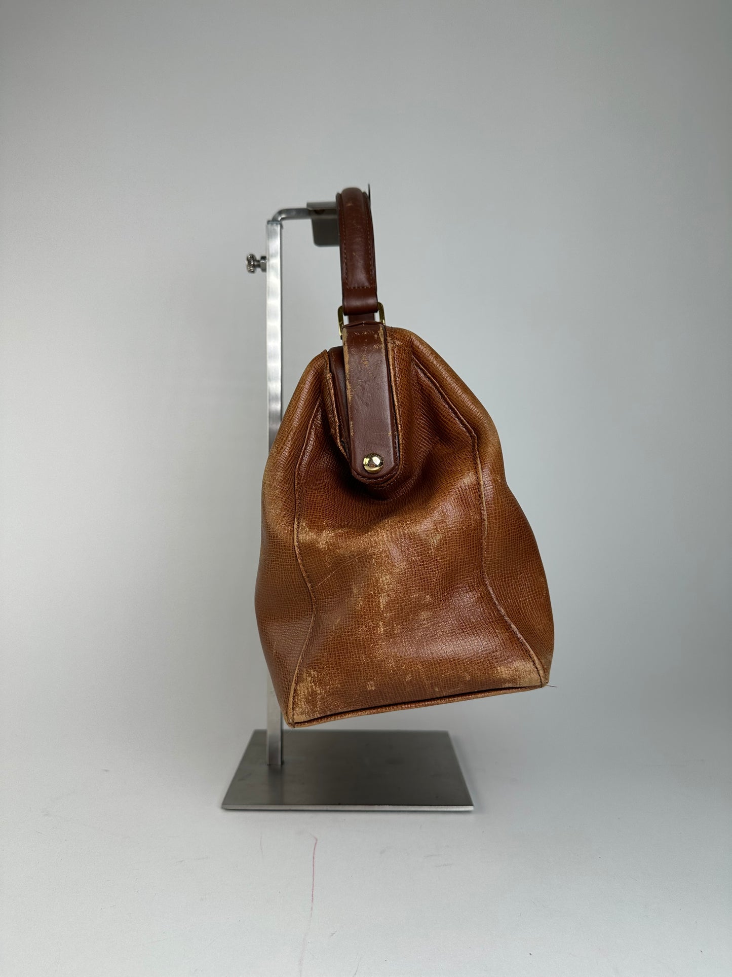 Vintage Givenchy GV3 Leather Handbag Brown