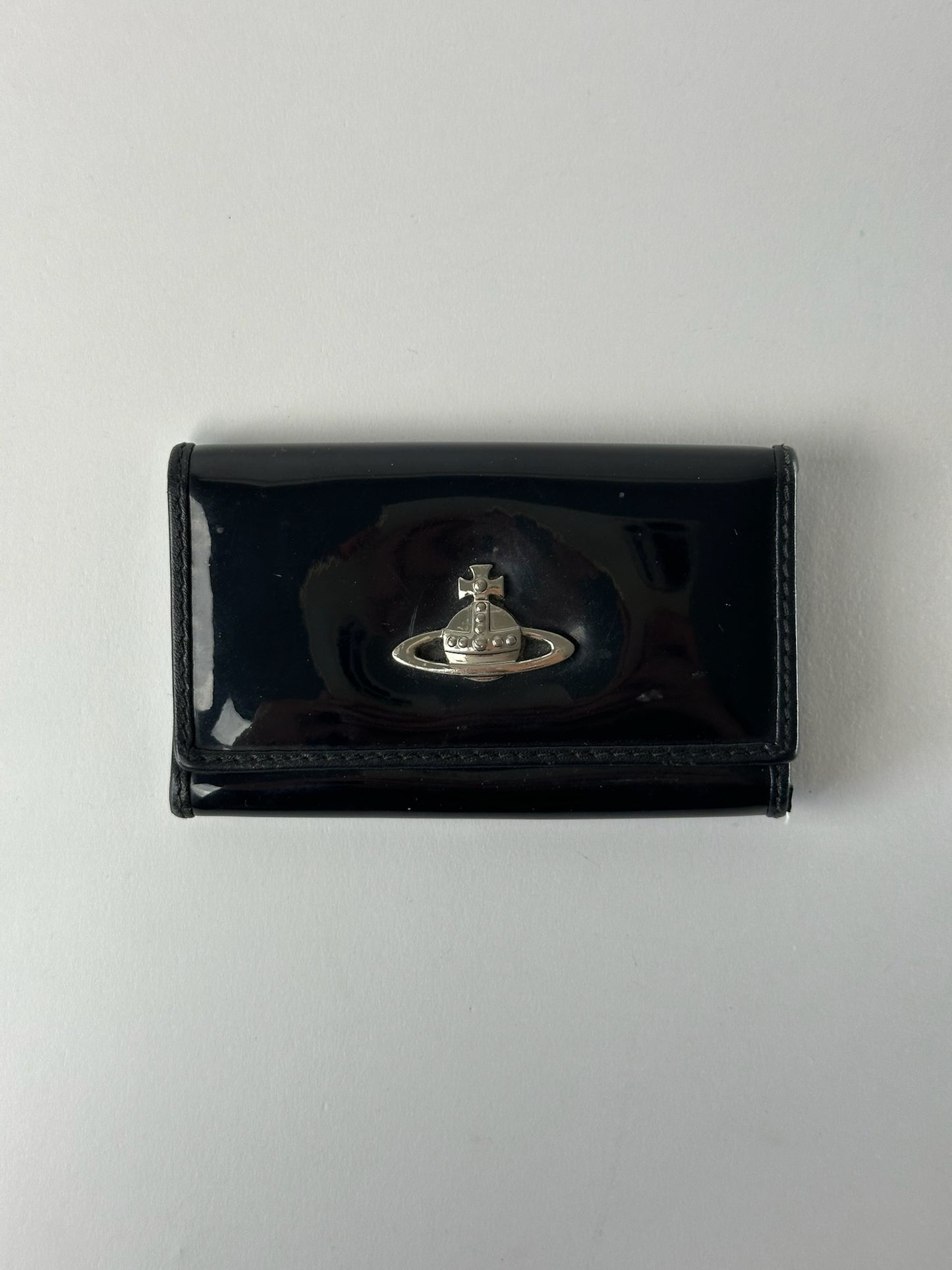 Vintage Vivienne Westwood Leather Key Holder black