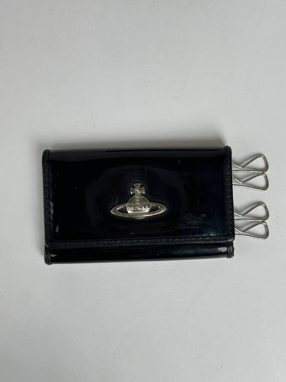 Vintage Vivienne Westwood Leather Key Holder black