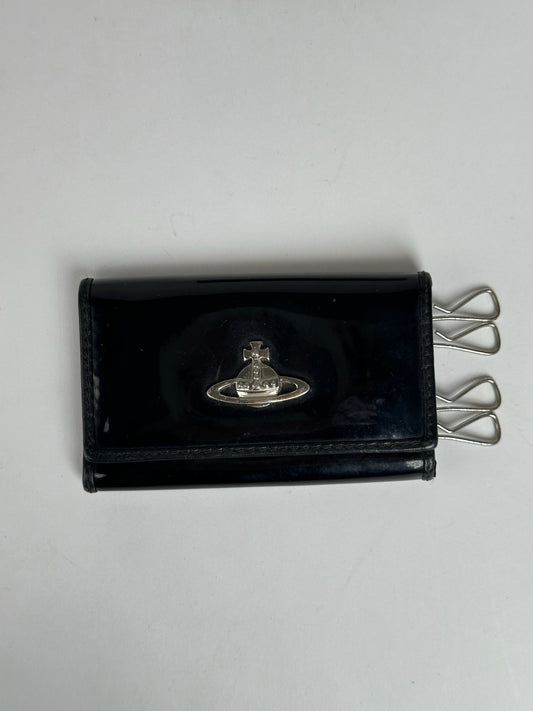 Vintage Vivienne Westwood Leather Key Holder black