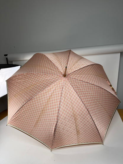 Vintage Celine Monogram Umbrella Pink