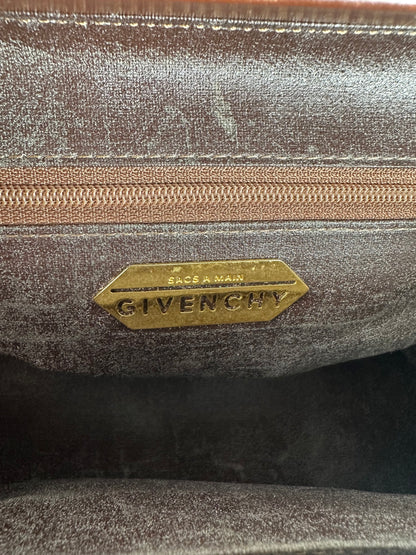 Vintage Givenchy GV3 Leather Handbag Brown