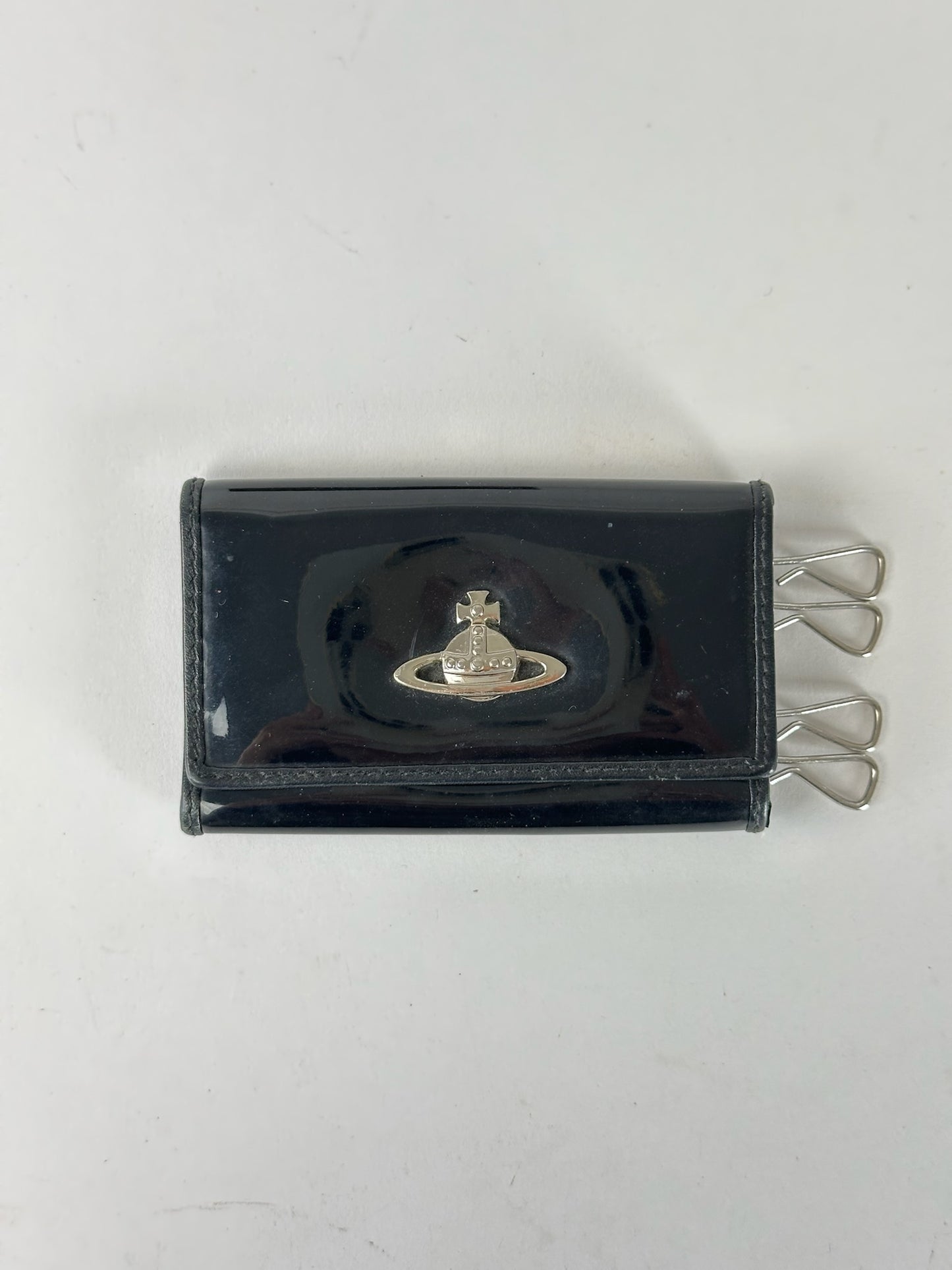 Vintage Vivienne Westwood Leather Key Holder black