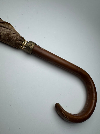 Vintage Celine Monogram Umbrella Beige