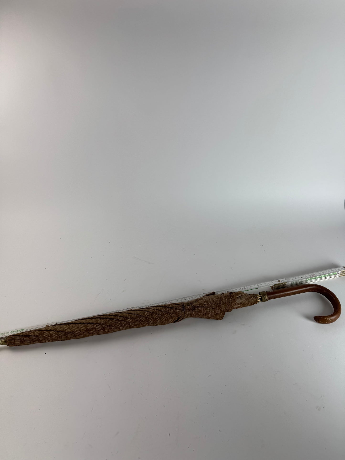 Vintage Celine Monogram Umbrella Beige