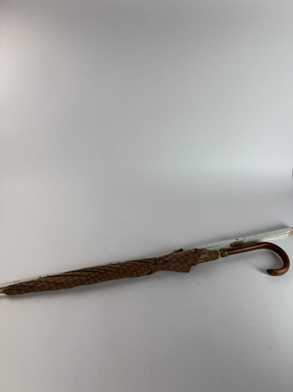 Vintage Celine Monogram Umbrella Beige