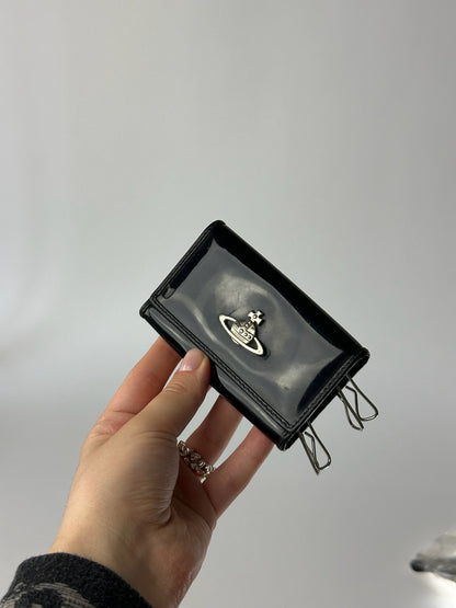 Vintage Vivienne Westwood Leather Key Holder black