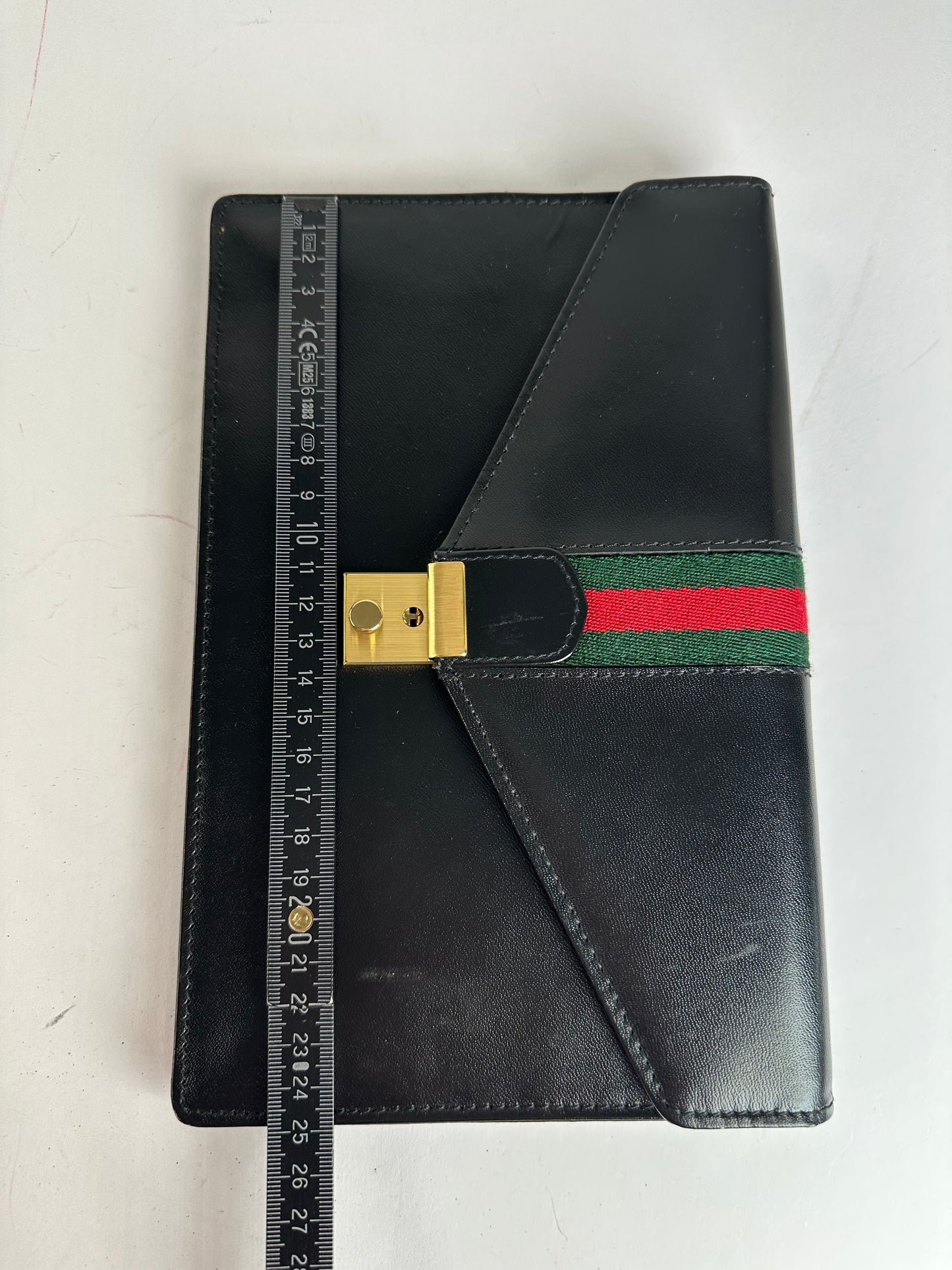 Vintage Gucci Leather Clutch Black