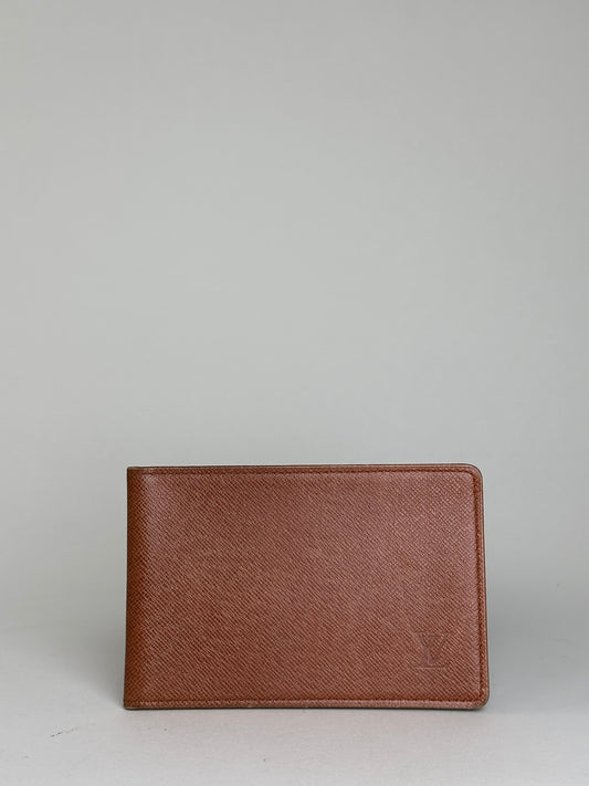 Vintage Louis Vuitton Epi Leather Card Holder Brown
