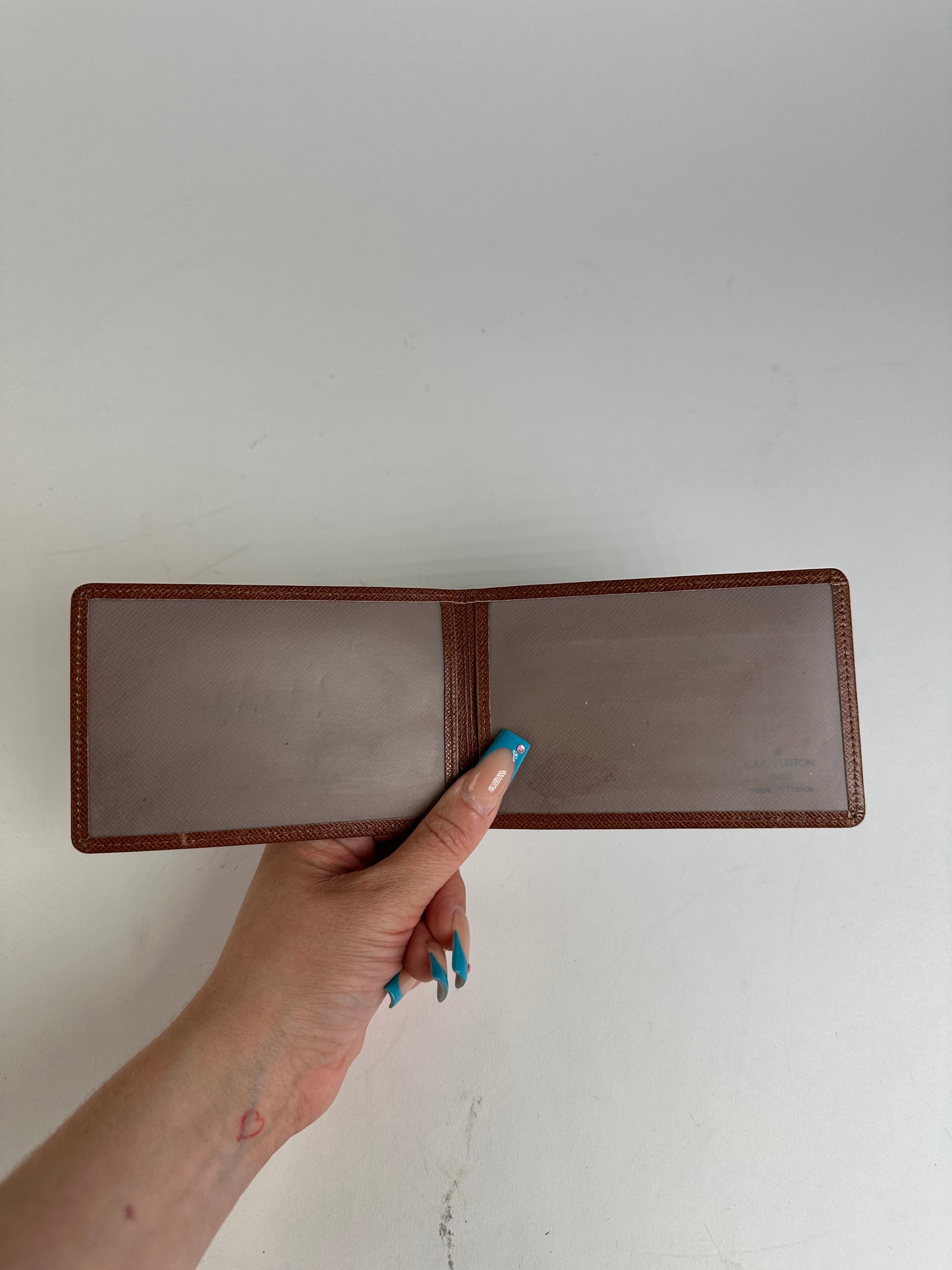 Vintage Louis Vuitton Epi Leather Card Holder Brown