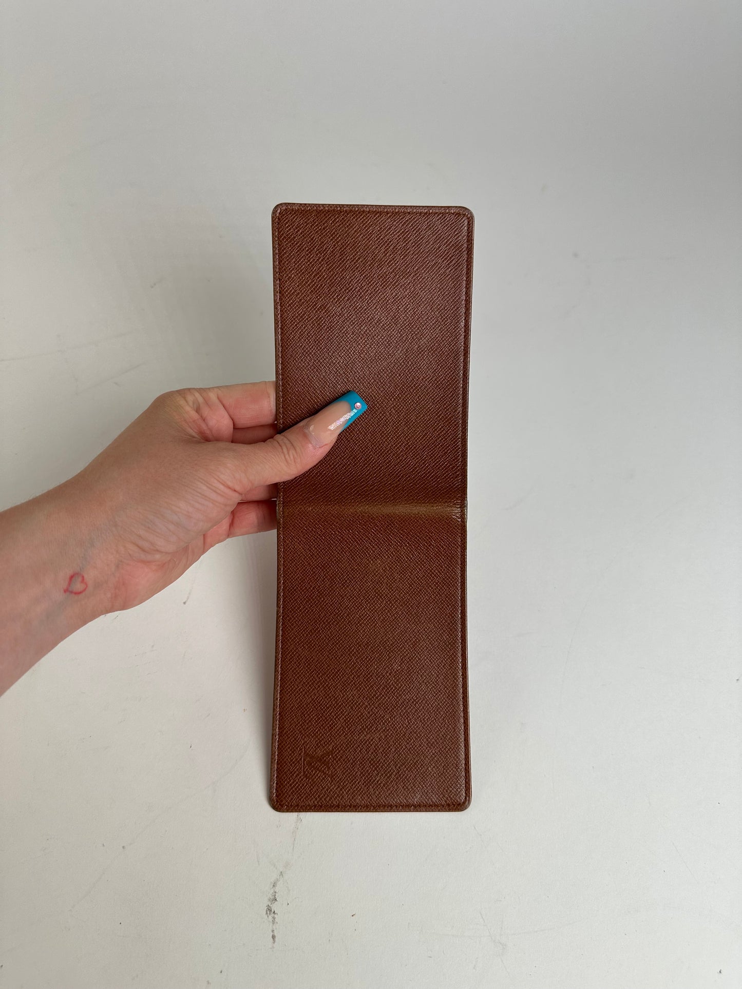 Vintage Louis Vuitton Epi Leather Card Holder Brown