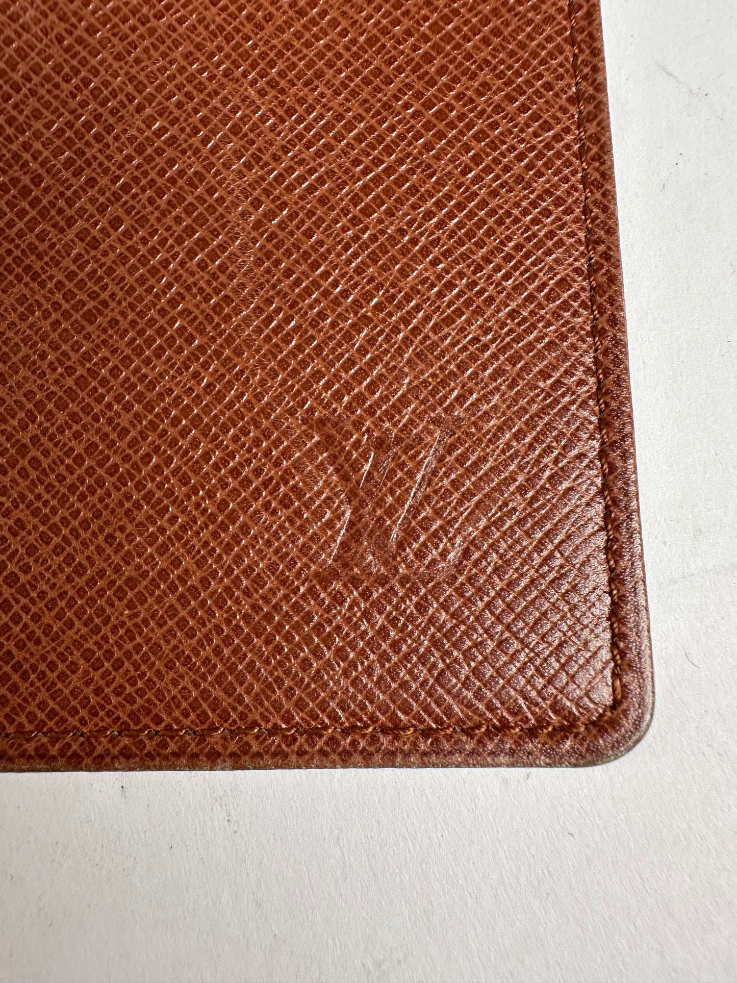 Vintage Louis Vuitton Epi Leather Card Holder Brown