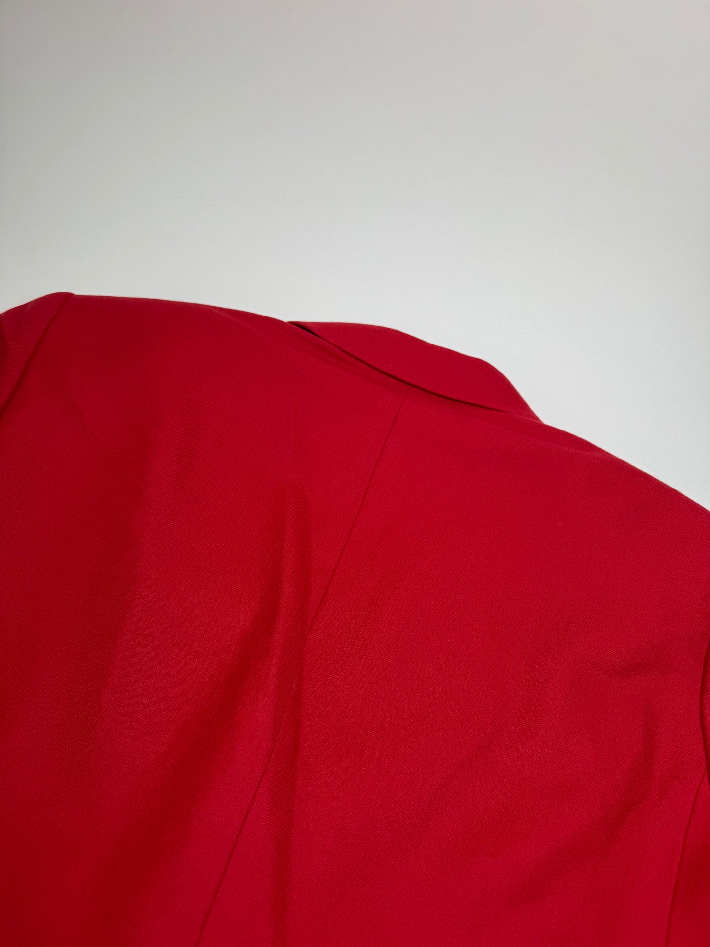 Vintage Burberry Wool Coat Red