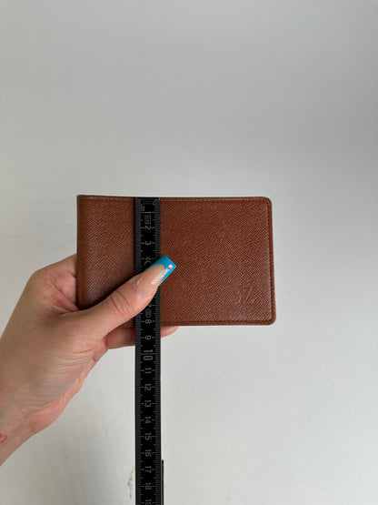 Vintage Louis Vuitton Epi Leather Card Holder Brown