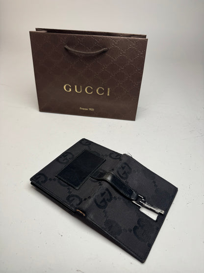 Vintage Gucci Monogram Jackie Card holder black