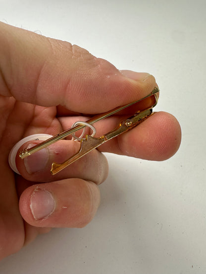 Vintage Dior Tie/Money Clamp Silver Gold