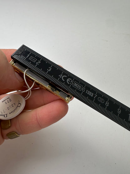 Vintage Dior Tie/Money Clamp Silver Gold