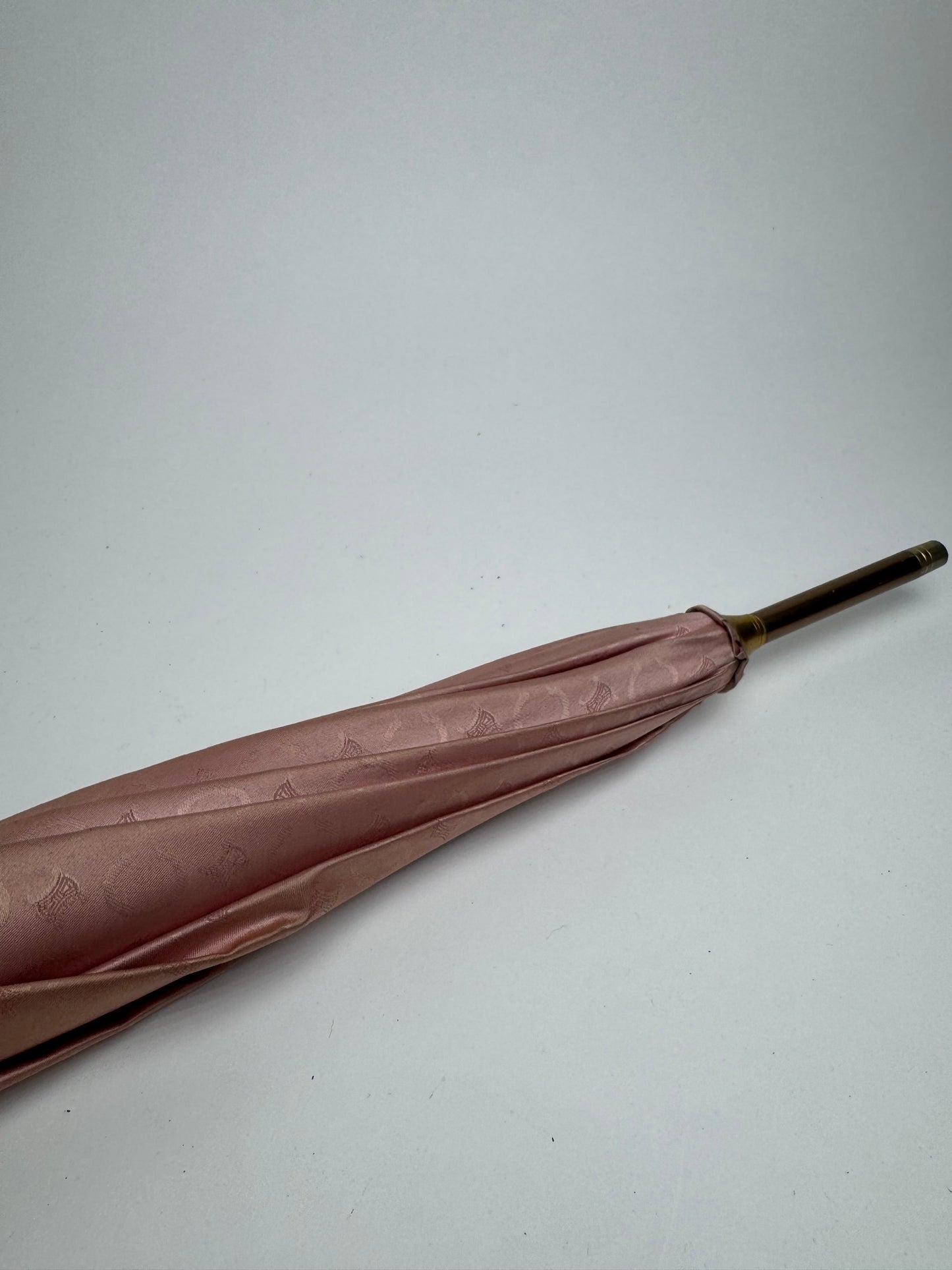 Vintage Celine Paris Monogram Umbrella Pink