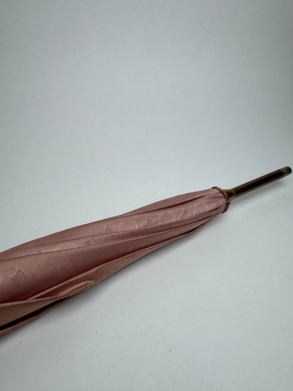 Vintage Celine Paris Monogram Umbrella Pink