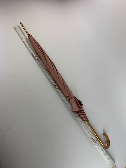 Vintage Celine Paris Monogram Umbrella Pink