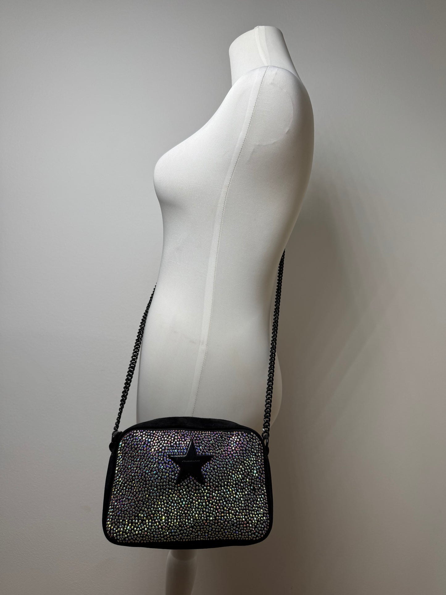 Vintage Stella Mc Cartney Vegan Leather Crossbody bag black