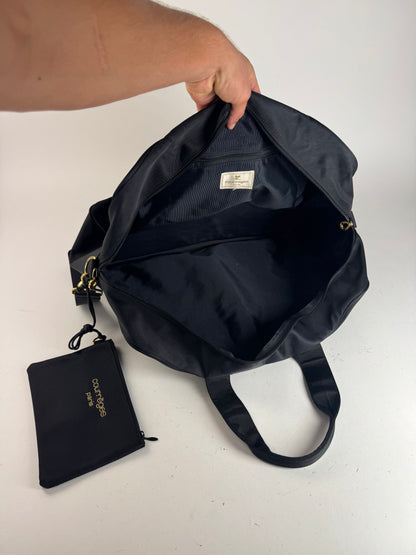 Sac polochon vintage Courreges Paris 2Way Cotton noir