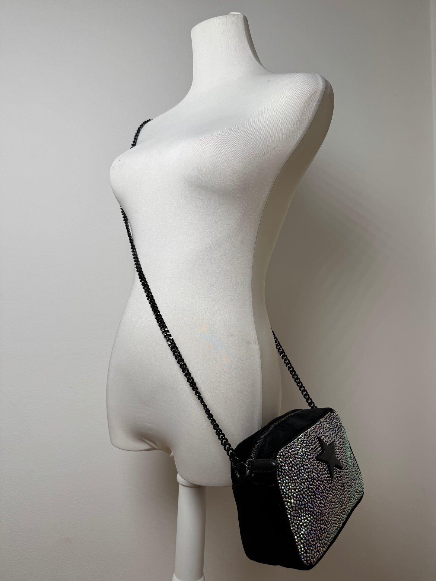 Vintage Stella Mc Cartney Vegan Leather Crossbody bag black