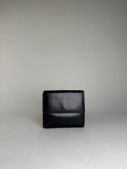 Vintage Gucci Leather Jackie Wallet Black