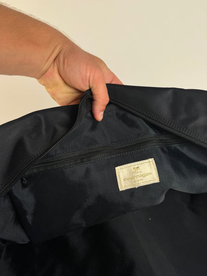 Sac polochon vintage Courreges Paris 2Way Cotton noir