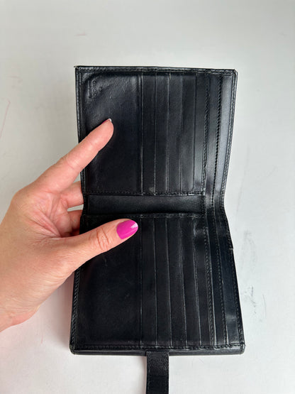 Vintage Gucci Leather Jackie Wallet Black