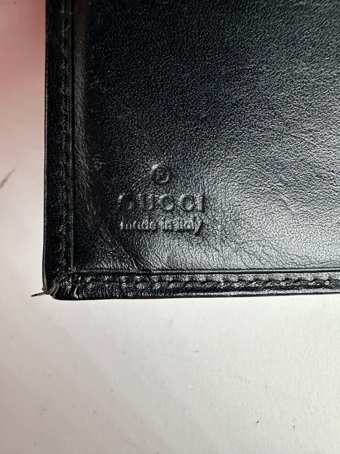 Vintage Gucci Leather Jackie Wallet Black