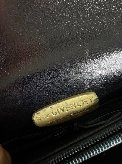 Vintage 2Way Givenchy 4G Leather Bag black