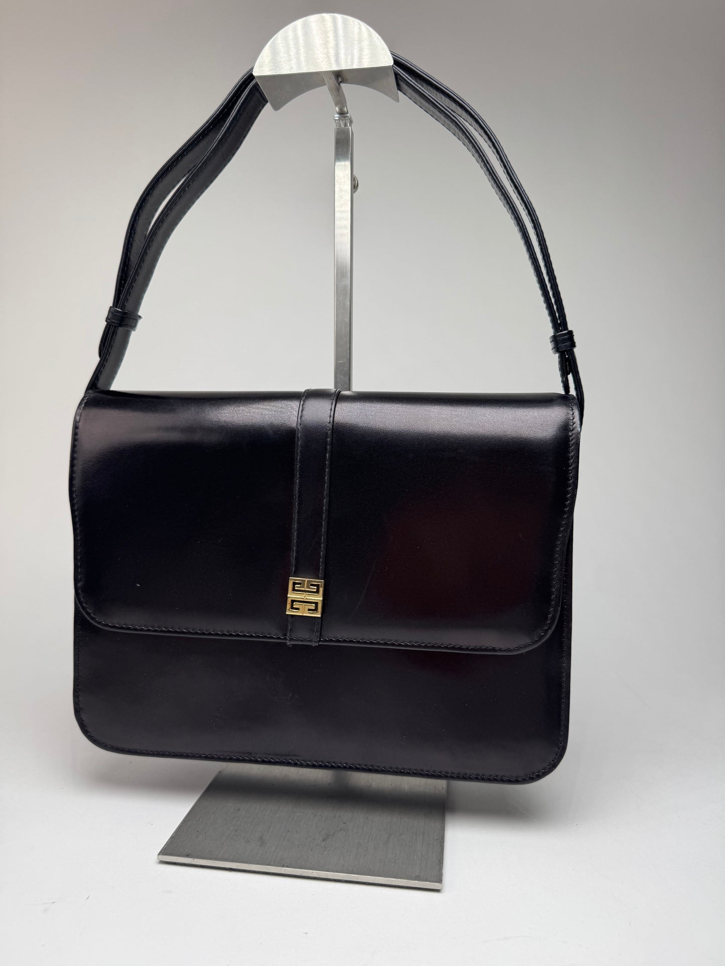 Vintage 2Way Givenchy 4G Leather Bag black