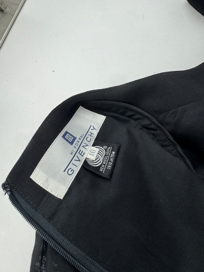 Vintage Givenchy Wool Dress Black 40/L