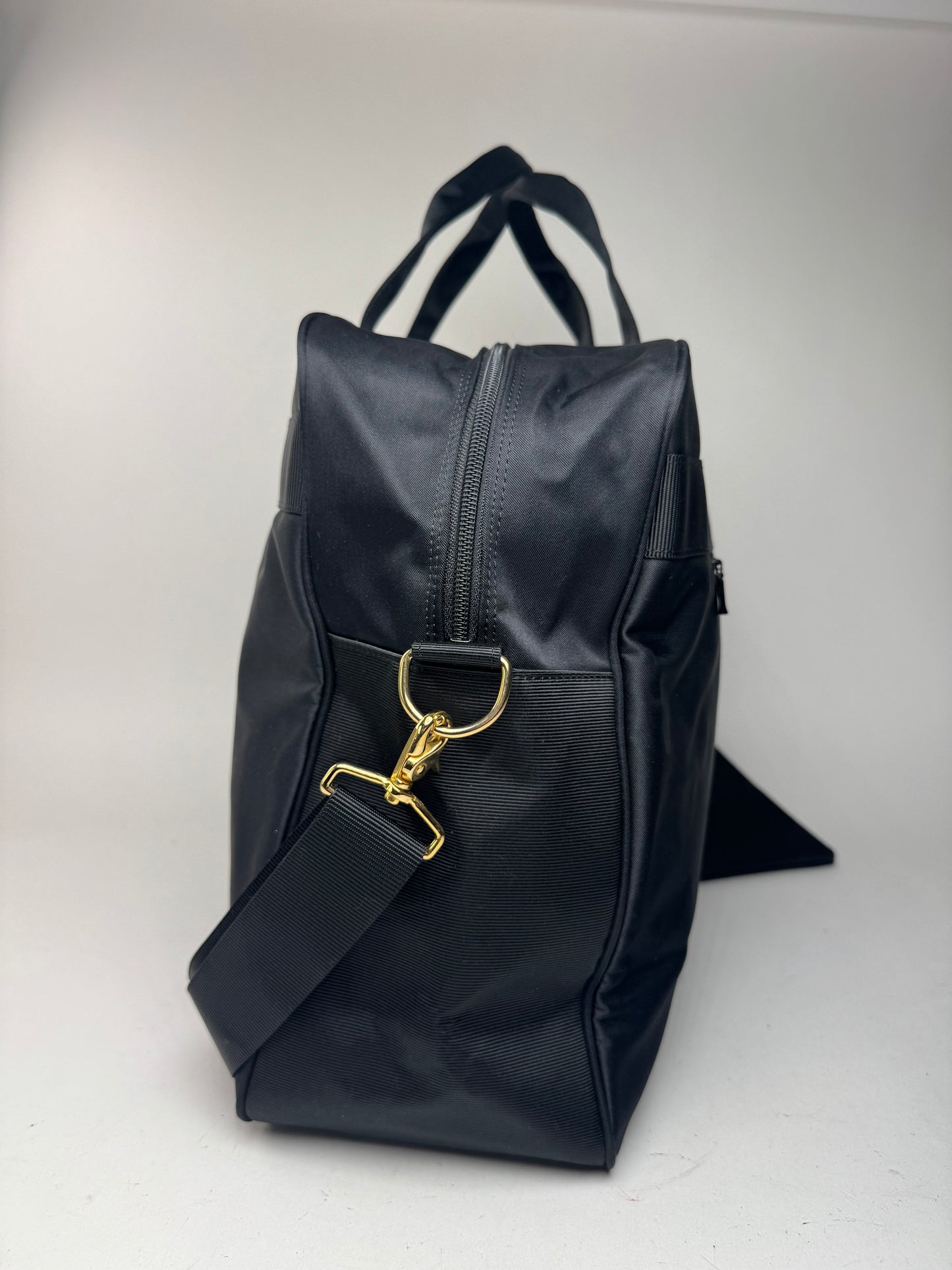 Sac polochon vintage Courreges Paris 2Way Cotton noir