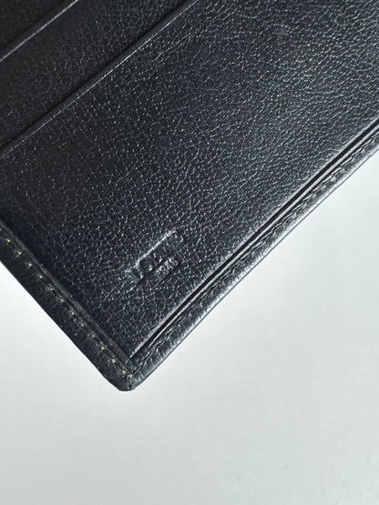 Vintage Loewe Madrid Leather Wallet Black Brown