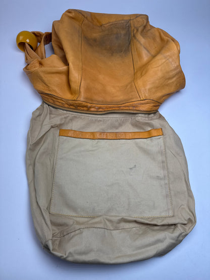 Vintage Chloe Leather Handbag Yellow