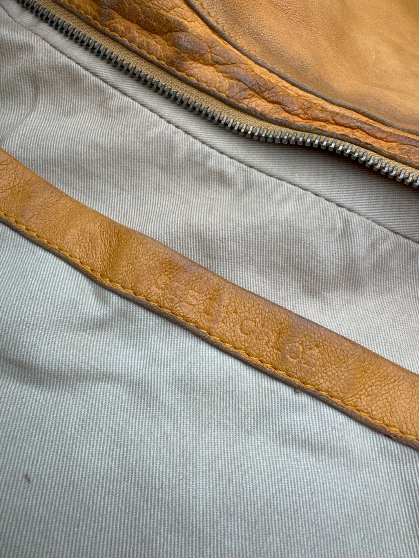 Vintage Chloe Leather Handbag Yellow