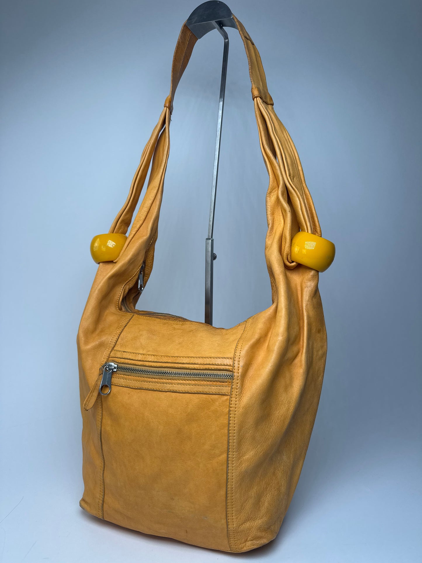 Vintage Chloe Leather Handbag Yellow