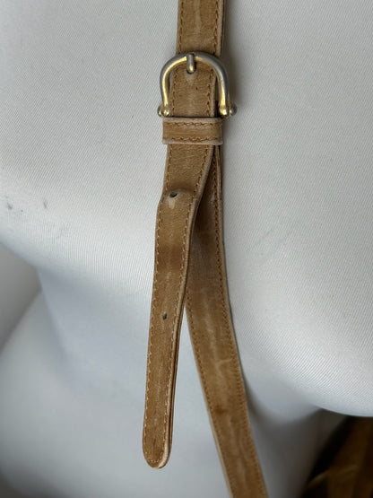 Vintage Celine Paris Triomphe Monogram Leather Bag