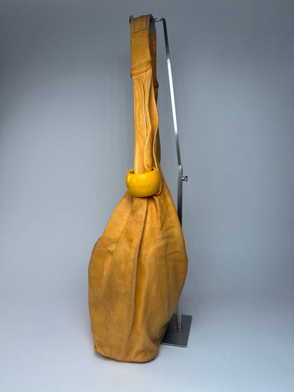 Vintage Chloe Leather Handbag Yellow