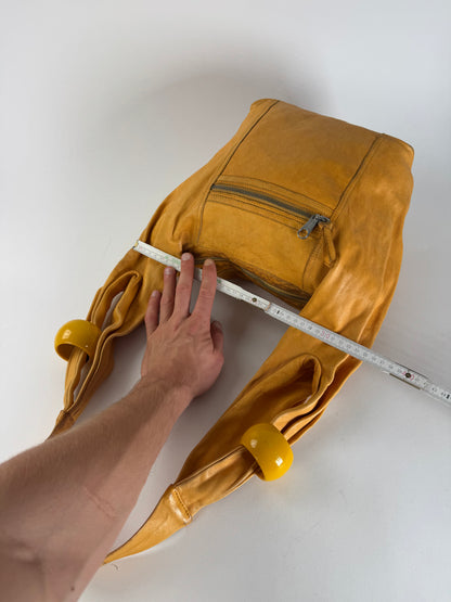 Vintage Chloe Leather Handbag Yellow