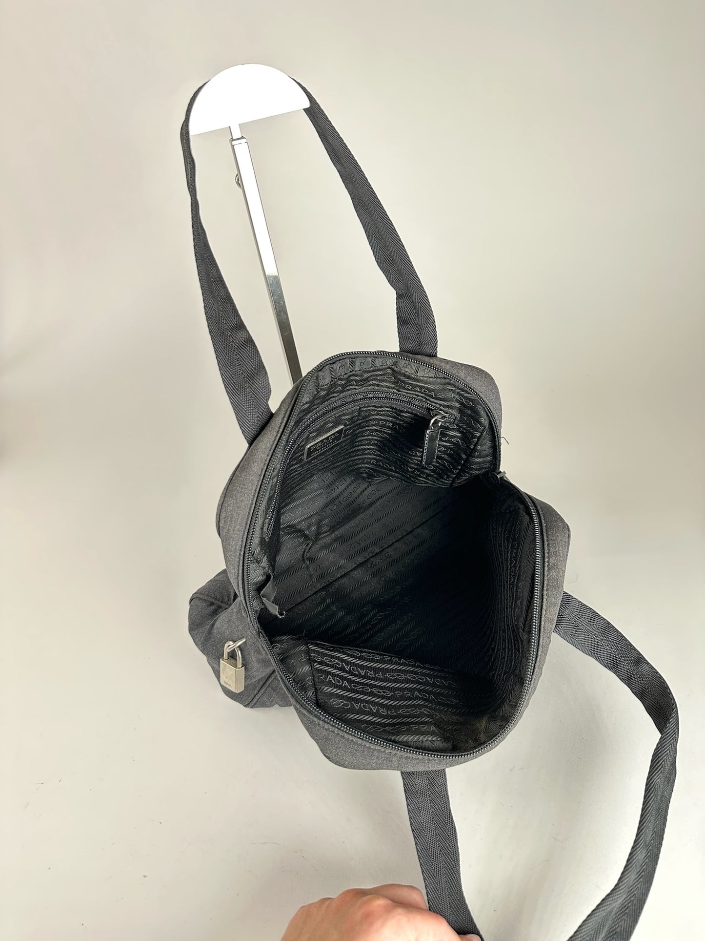 Vintage Prada Supersport Bag Anthrazite