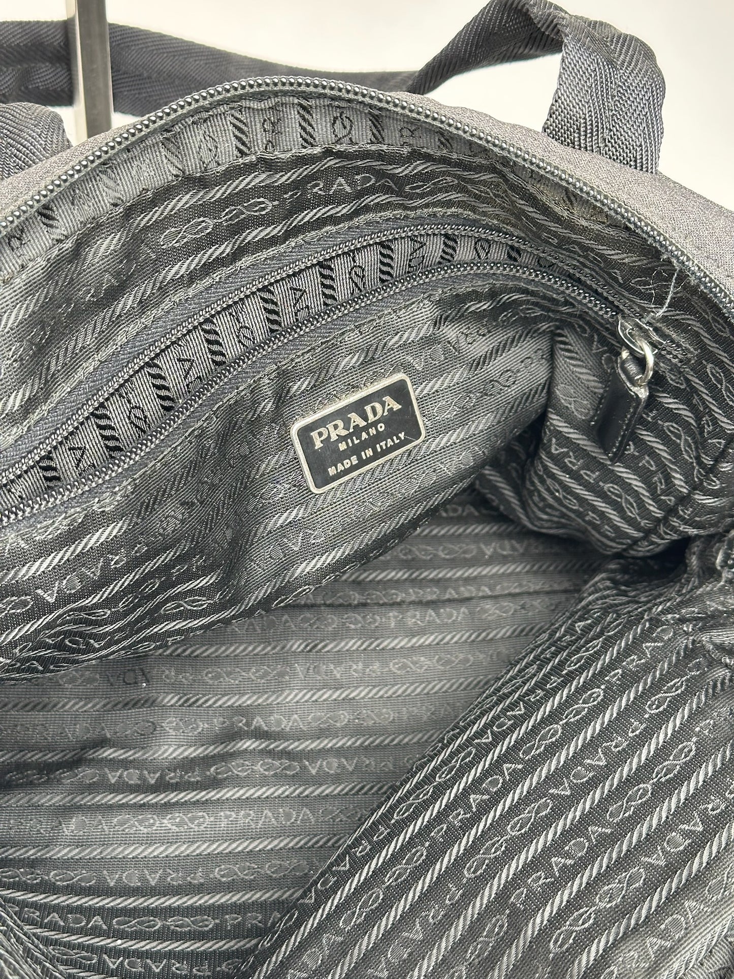 Vintage Prada Supersport Bag Anthrazite