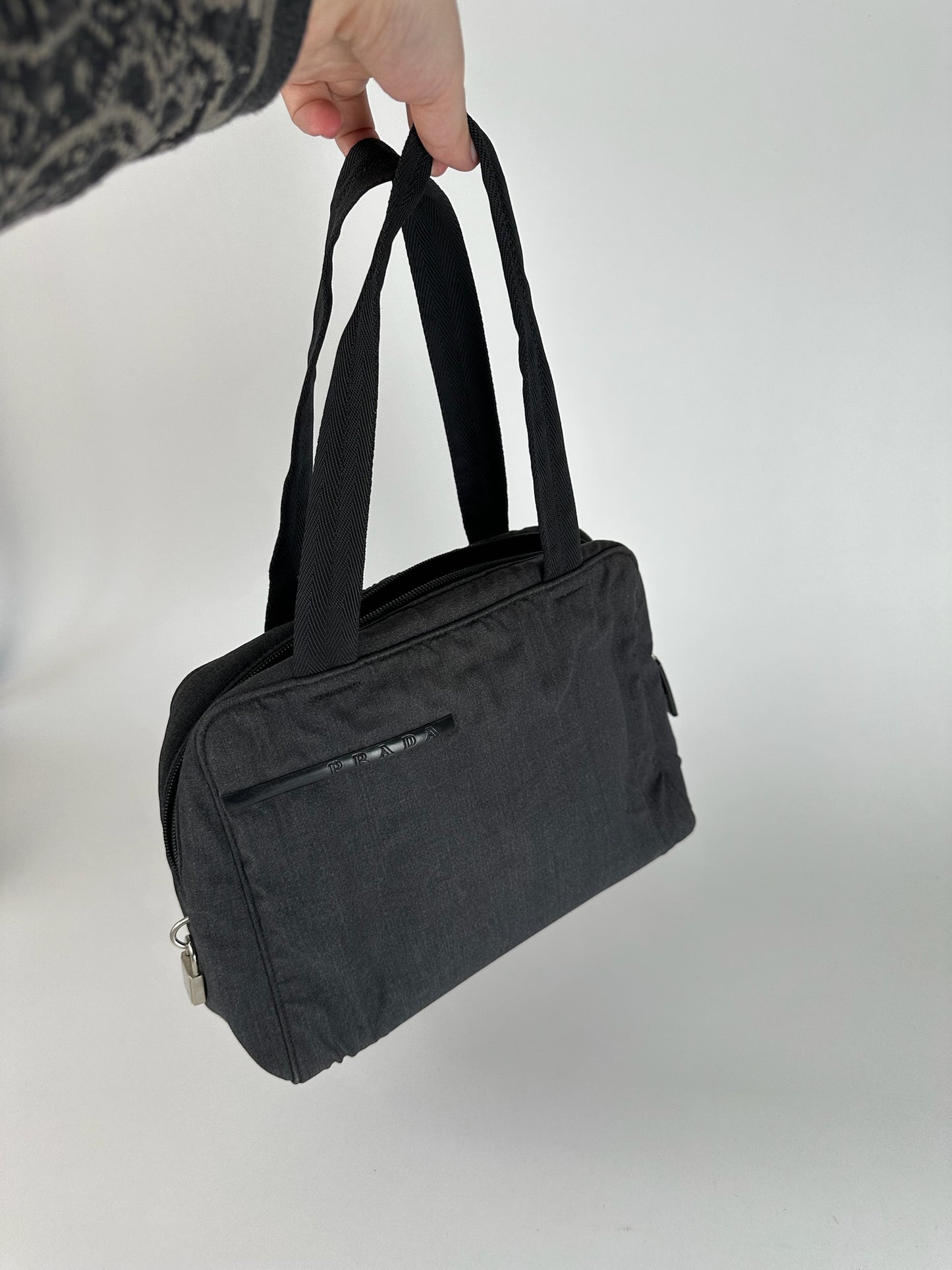 Vintage Prada Supersport Bag Anthrazite